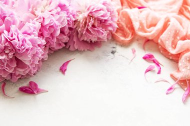 arka plan ile peonies