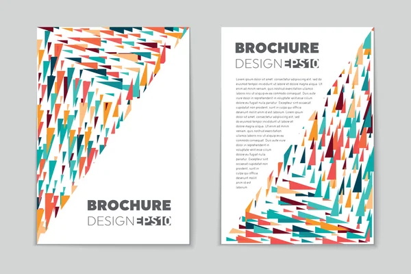 Conception d'art de brochure drôle — Image vectorielle