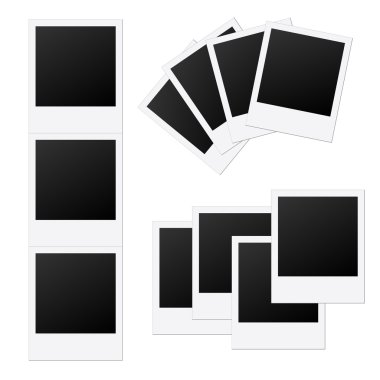 Soyut vektör yaratıcı fotoğraf çerçevesi. Web ve mobil uygulamalar için, illüstrasyon şablon tasarımı, iş infografik, broşür, afiş, sunum, sanat afişi, kapak, kitapçık, baskı, belge.
