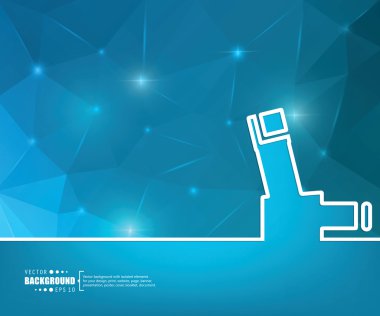 Yaratıcı soyut kavram vektör arka plan. Web ve mobil uygulamalar, illüstrasyon şablon tasarım, iş Infographic, broşür, afiş, tanıtım, poster, kapak, kitapçık, belge için