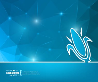 Yaratıcı soyut kavram vektör arka plan. Web ve mobil uygulamalar, illüstrasyon şablon tasarım, iş Infographic, broşür, afiş, tanıtım, poster, kapak, kitapçık, belge için