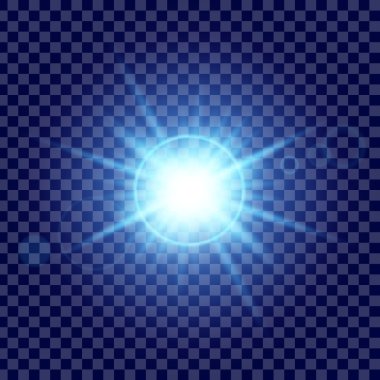 Parlak ışık efektlerinden oluşan yaratıcı bir konsept vektör kümesi siyah arka planda izole edilmiş kıvılcımlarla parlar. Resim tasarımı için, Noel kutlaması için pankart, sihirli ışık ışını