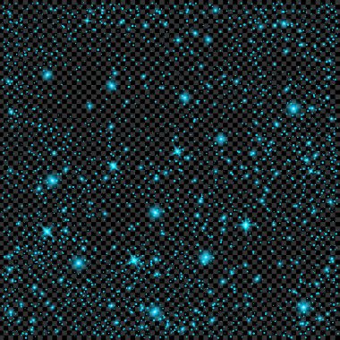 Parlak ışık efektlerinden oluşan yaratıcı bir konsept vektör kümesi siyah arka planda izole edilmiş kıvılcımlarla parlar. Resim tasarımı için, Noel kutlaması için pankart, sihirli ışık ışını