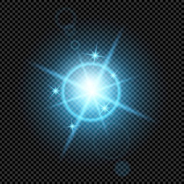 Parlak ışık efektlerinden oluşan yaratıcı bir konsept vektör kümesi siyah arka planda izole edilmiş kıvılcımlarla parlar. Resim tasarımı için, Noel kutlaması için pankart, sihirli ışık ışını