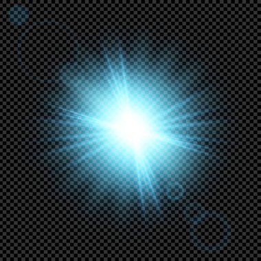 Parlak ışık efektlerinden oluşan yaratıcı bir konsept vektör kümesi siyah arka planda izole edilmiş kıvılcımlarla parlar. Resim tasarımı için, Noel kutlaması için pankart, sihirli ışık ışını