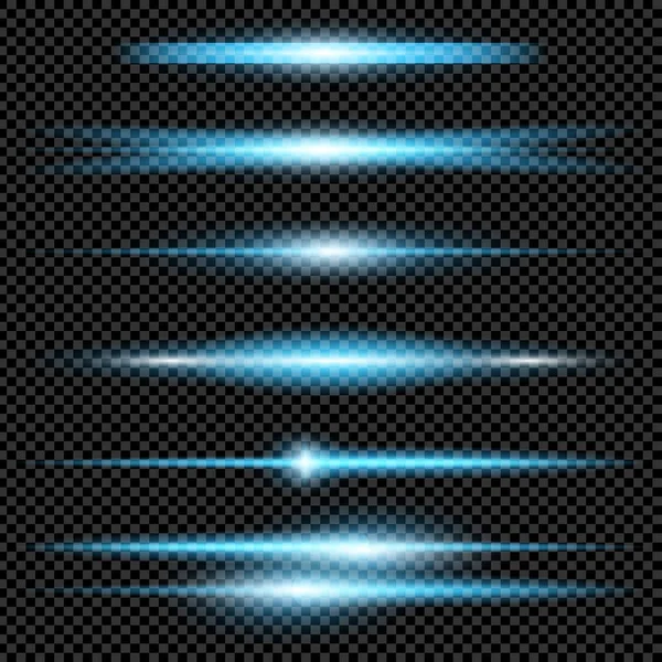 Parlak ışık efektlerinden oluşan yaratıcı bir konsept vektör kümesi siyah arka planda izole edilmiş kıvılcımlarla parlar. Resim tasarımı için, Noel kutlaması için pankart, sihirli ışık ışını