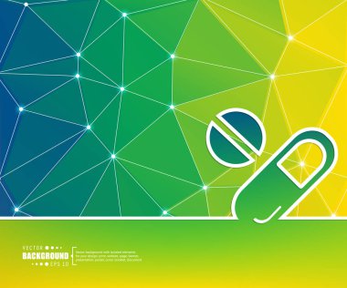 Yaratıcı soyut kavram vektör arka plan. Web ve mobil uygulamalar, illüstrasyon şablon tasarım, iş Infographic, broşür, afiş, tanıtım, poster, kapak, kitapçık, belge için