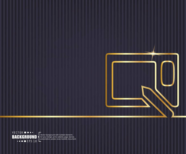 Abstract creative concept vector background. For web and mobile applications, illustration template design, business infographic, brochure, banner, presentation, poster, cover, booklet, document