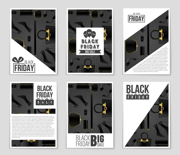 Vector abstracto Black Friday fondo de diseño. Para el diseño de arte creativo, lista, página, estilo de tema de maqueta, bandera, idea de concepto, portada, folleto de venta, impresión, folleto de reparto, en blanco, tarjeta, anuncio, signo, hoja — Archivo Imágenes Vectoriales