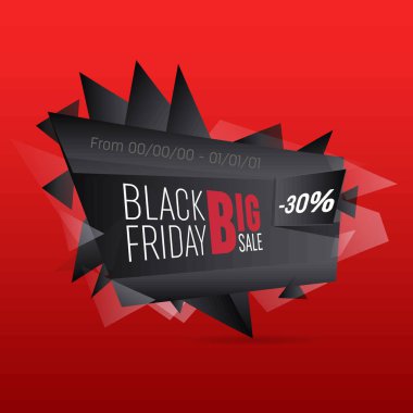 Soyut vektör kara Cuma satış planı. Sanat şablonu tasarımı, liste, sayfa, taklit broşür stili, afiş, fikir, kapak, kitap, boş, kart, reklam, poster, rozet