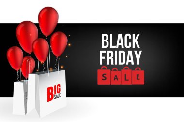 Soyut vektör kara Cuma satış planı. Sanat şablonu tasarımı, liste, sayfa, taklit broşür stili, afiş, fikir, kapak, kitap, boş, kart, reklam, poster, rozet