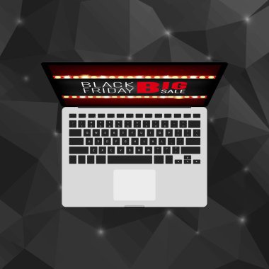 Soyut vektör kara Cuma satış planı. Sanat şablonu tasarımı, liste, sayfa, taklit broşür stili, afiş, fikir, kapak, kitap, boş, kart, reklam, poster, rozet