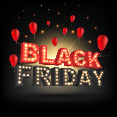 Soyut vektör kara Cuma satış planı. Sanat şablonu tasarımı, liste, sayfa, taklit broşür stili, afiş, fikir, kapak, kitap, boş, kart, reklam, poster, rozet