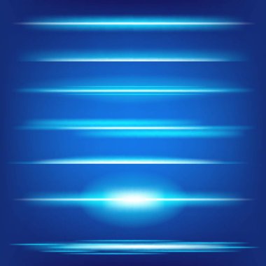 Parlak ışık efektlerinden oluşan yaratıcı bir konsept vektör kümesi siyah arka planda izole edilmiş kıvılcımlarla parlar. Resim tasarımı için, Noel kutlaması için pankart, sihirli ışık ışını