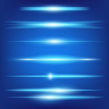 Parlak ışık efektlerinden oluşan yaratıcı bir konsept vektör kümesi siyah arka planda izole edilmiş kıvılcımlarla parlar. Resim tasarımı için, Noel kutlaması için pankart, sihirli ışık ışını