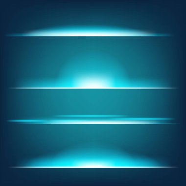 Parlak ışık efektlerinden oluşan yaratıcı bir konsept vektör kümesi siyah arka planda izole edilmiş kıvılcımlarla parlar. Resim tasarımı için, Noel kutlaması için pankart, sihirli ışık ışını