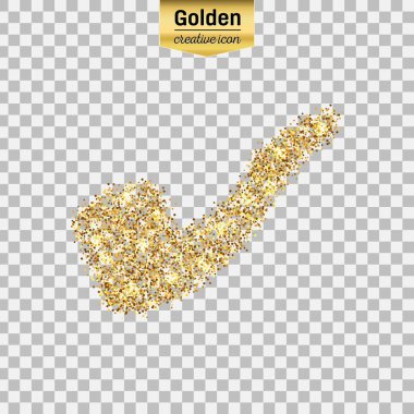 Altın glitter vektör simgesi