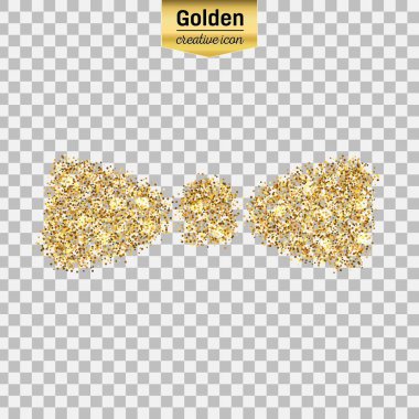 Altın glitter vektör simgesi