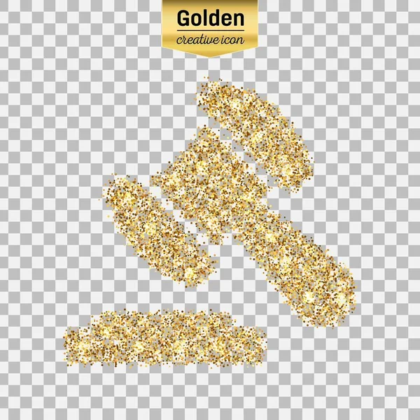 Εικονίδιο του φορέα χρυσό — Διανυσματικό Αρχείο