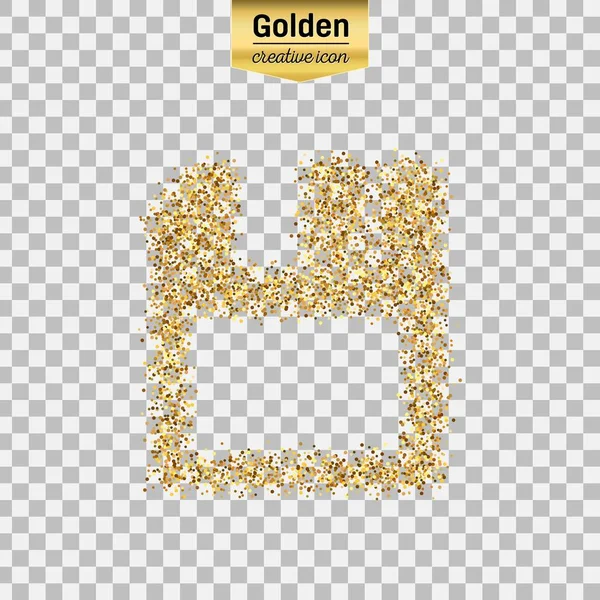 Вектор золото значок — стоковий вектор