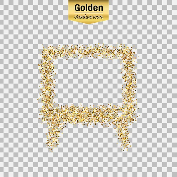 Zlata vektorové ikony — Stockový vektor