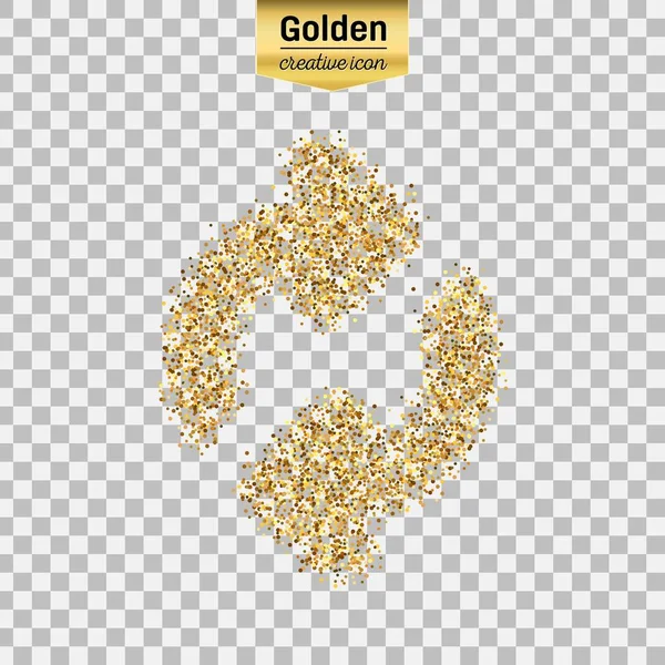 Vector gouden pictogram — Stockvector