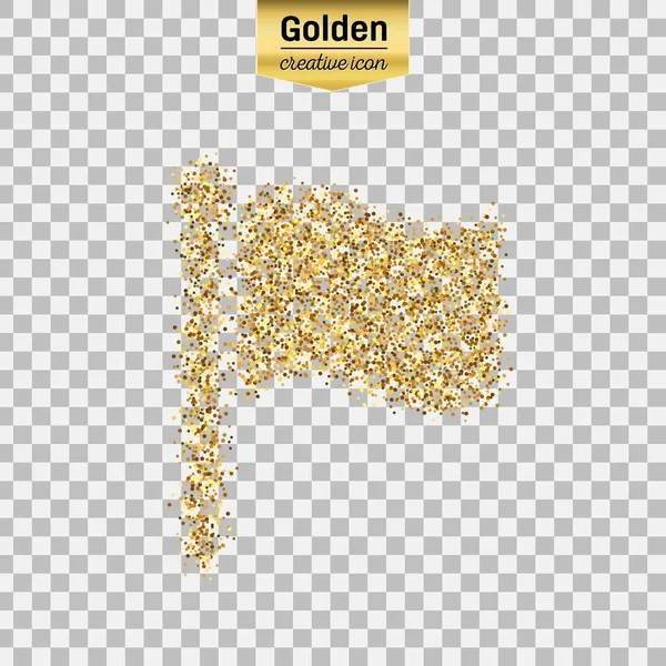 Vector gouden pictogram — Stockvector