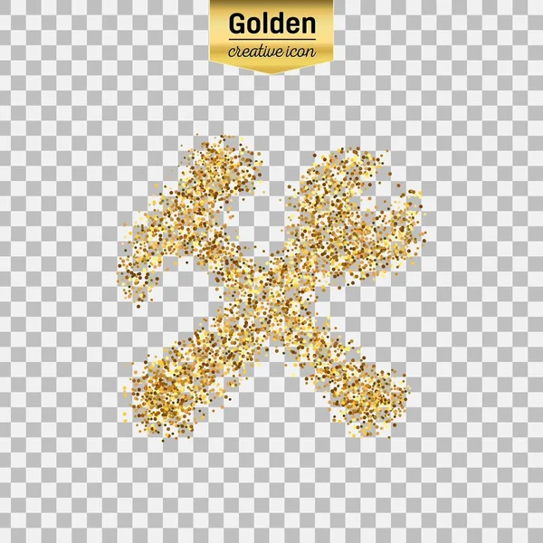 Vector gouden pictogram — Stockvector