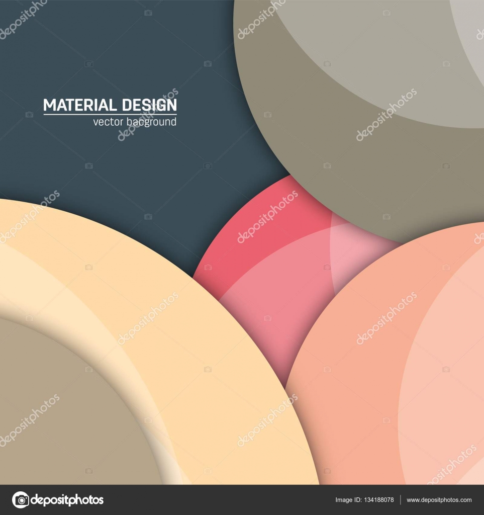 Vector material design background. Abstract creative ...