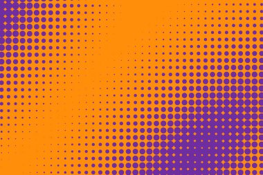 Yaratıcı soyut kavram vektör çizgi roman pop sanat tarzı boş düzeni şablonu bulutlar kiriş ve arka plan üzerinde izole nokta şekli ile. Satışı büyük başlığı, boş kabarcık, illüstrasyon çizgi roman tasarım için