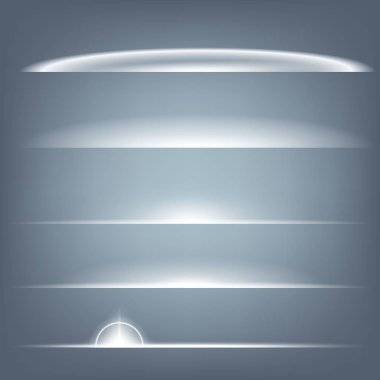 Parlak ışık efektlerinden oluşan yaratıcı bir konsept vektör kümesi siyah arka planda izole edilmiş kıvılcımlarla parlar. Resim tasarımı için, Noel kutlaması için pankart, sihirli ışık ışını