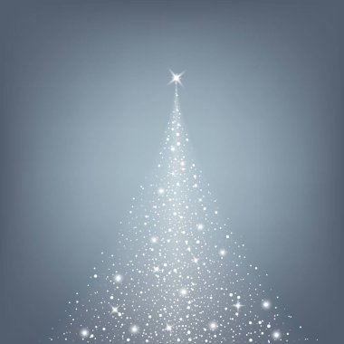 Parlak ışık efektlerinden oluşan yaratıcı bir konsept vektör kümesi siyah arka planda izole edilmiş kıvılcımlarla parlar. Resim tasarımı için, Noel kutlaması için pankart, sihirli ışık ışını