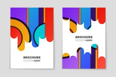 Soyut vektör düzen arka plan set. Sanat tasarım şablonu, liste, sayfa, mockup broşür Tema stili, afiş, fikir, kapak, kitapçık, baskı, el ilanı için kitap, boş, kartı, reklam, işareti, sayfa a4.