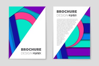 Soyut vektör düzen arka plan set. Sanat tasarım şablonu, liste, sayfa, mockup broşür Tema stili, afiş, fikir, kapak, kitapçık, baskı, el ilanı için kitap, boş, kartı, reklam, işareti, sayfa a4.