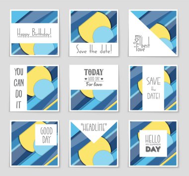 Soyut vektör düzen arka plan set. Sanat tasarım şablonu, liste, sayfa, mockup broşür Tema stili, afiş, fikir, kapak, kitapçık, baskı, el ilanı için kitap, boş, kartı, reklam, işareti, sayfa a4.