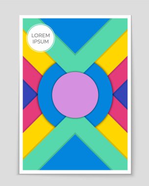 Soyut vektör düzen arka plan set. Sanat tasarım şablonu, liste, sayfa, mockup broşür Tema stili, afiş, fikir, kapak, kitapçık, baskı, el ilanı için kitap, boş, kartı, reklam, işareti, sayfa a4.