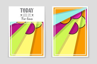 Soyut vektör düzen arka plan set. Sanat tasarım şablonu, liste, sayfa, mockup broşür Tema stili, afiş, fikir, kapak, kitapçık, baskı, el ilanı için kitap, boş, kartı, reklam, işareti, sayfa a4.