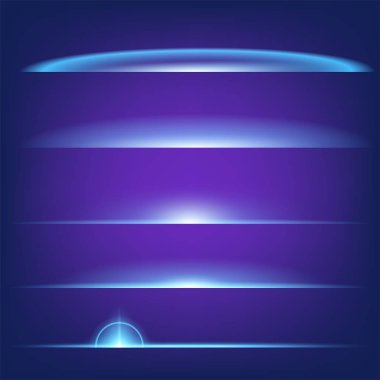 Parlak ışık efektlerinden oluşan yaratıcı bir konsept vektör kümesi siyah arka planda izole edilmiş kıvılcımlarla parlar. Resim tasarımı için, Noel kutlaması için pankart, sihirli ışık ışını