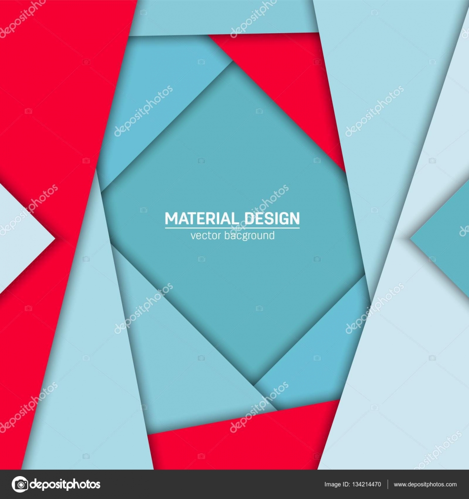 Vector material design background. Abstract creative concept layout ...