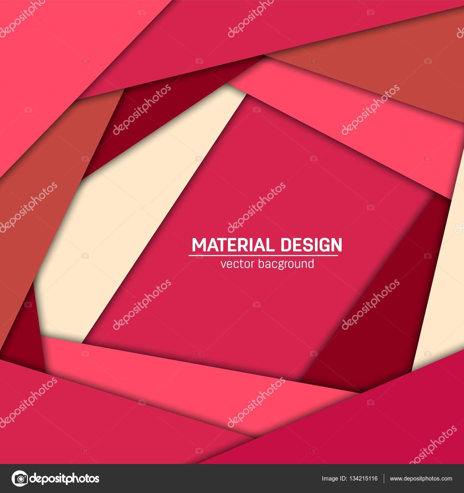Vector material design background. Abstract creative concept layout ...
