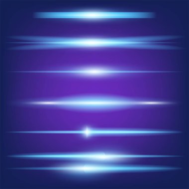 Parlak ışık efektlerinden oluşan yaratıcı bir konsept vektör kümesi siyah arka planda izole edilmiş kıvılcımlarla parlar. Resim tasarımı için, Noel kutlaması için pankart, sihirli ışık ışını