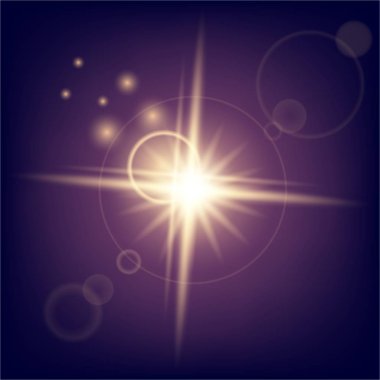 Parlak ışık efektlerinden oluşan yaratıcı bir konsept vektör kümesi siyah arka planda izole edilmiş kıvılcımlarla parlar. Resim tasarımı için, Noel kutlaması için pankart, sihirli ışık ışını