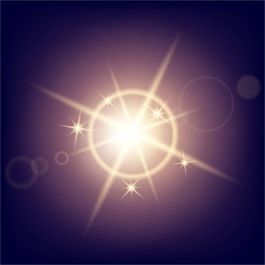 Parlak ışık efektlerinden oluşan yaratıcı bir konsept vektör kümesi siyah arka planda izole edilmiş kıvılcımlarla parlar. Resim tasarımı için, Noel kutlaması için pankart, sihirli ışık ışını