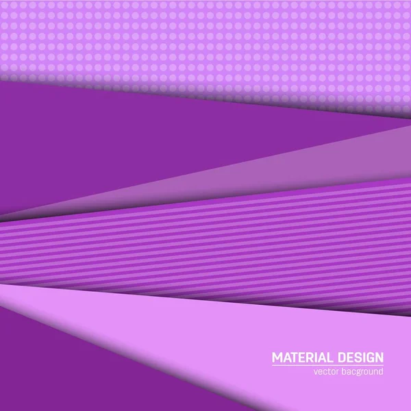 Fundo de design de material vetorial. Modelo de layout de conceito criativo abstrato. Para web e aplicativo móvel, design de ilustração de arte em papel. estilo em branco, cartaz, livreto. Elemento de papel de parede movimento. Plano ui — Vetor de Stock