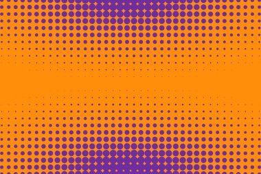 Yaratıcı soyut kavram vektör çizgi roman pop sanat tarzı boş düzeni şablonu bulutlar kiriş ve arka plan üzerinde izole nokta şekli ile. Satışı büyük başlığı, boş kabarcık, illüstrasyon çizgi roman tasarım için