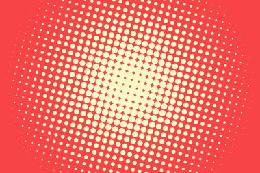 Yaratıcı soyut kavram vektör çizgi roman pop sanat tarzı boş düzeni şablonu bulutlar kiriş ve arka plan üzerinde izole nokta şekli ile. Satışı büyük başlığı, boş kabarcık, illüstrasyon çizgi roman tasarım için