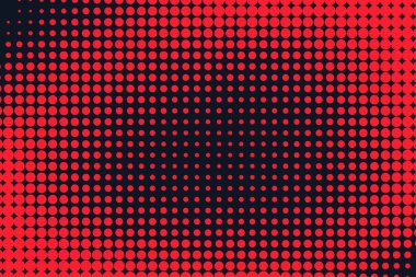 Yaratıcı soyut kavram vektör çizgi roman pop sanat tarzı boş düzeni şablonu bulutlar kiriş ve arka plan üzerinde izole nokta şekli ile. Satışı büyük başlığı, boş kabarcık, illüstrasyon çizgi roman tasarım için