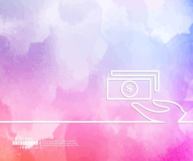 Yaratıcı soyut kavram vektör arka plan. Web ve mobil uygulamalar, illüstrasyon şablon tasarım, iş Infographic, broşür, afiş, tanıtım, poster, kapak, kitapçık, belge için