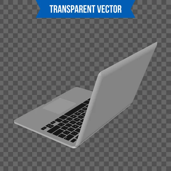 Laptop criativo abstrato. Um mockup isolado no fundo. Modelo de estilo 3D isométrico. Para web e mobile app clipart art. Concepção elemento de design ideia. Vetor ilustração infográficos tema — Vetor de Stock