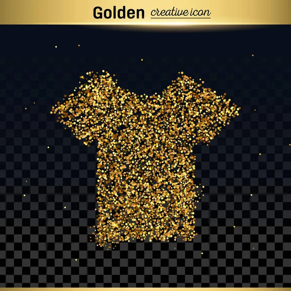 Gold-Glitzervektorsymbol — Stockvektor